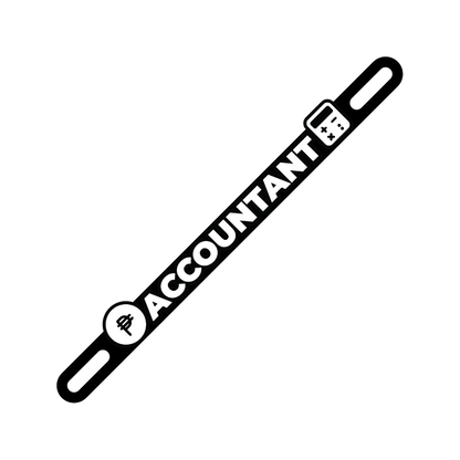 Car Plate Badge: Accountant