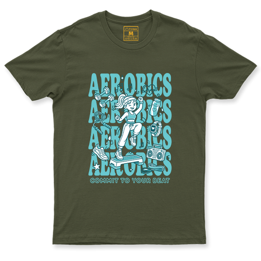 Drifit Shirt: Aerobics Cartoon