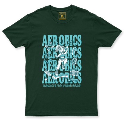 Drifit Shirt: Aerobics Cartoon