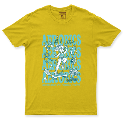 Drifit Shirt: Aerobics Cartoon