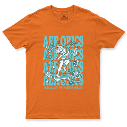 Drifit Shirt: Aerobics Cartoon