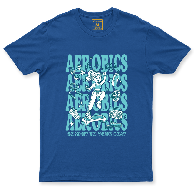 Drifit Shirt: Aerobics Cartoon