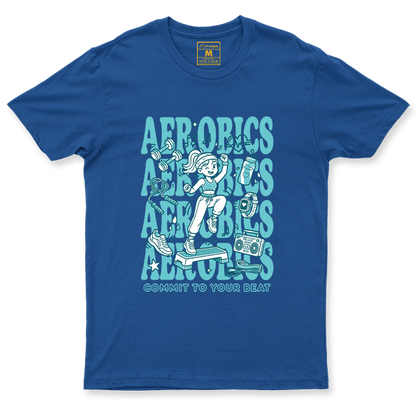 Drifit Shirt: Aerobics Cartoon