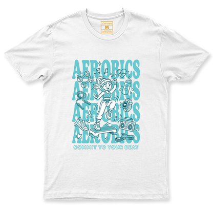 Drifit Shirt: Aerobics Cartoon