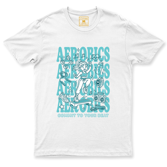 Drifit Shirt: Aerobics Cartoon