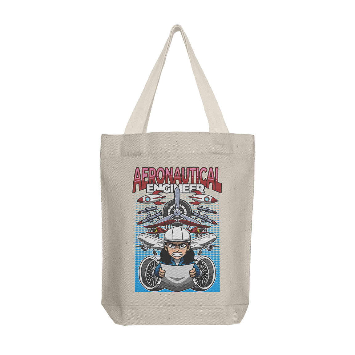 Tote Bag: Aeronautical Engineer Female