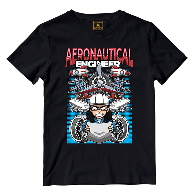 Cotton Shirt: Aeronautical Engineer Female
