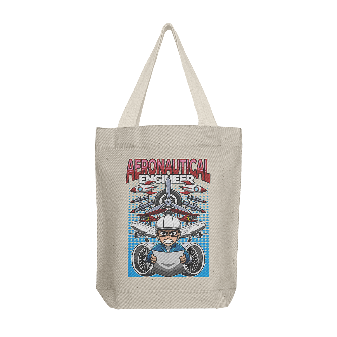 Tote Bag: Aeronautical Engineer Male