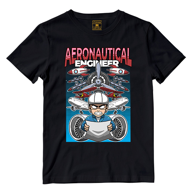 Cotton Shirt: Aeronautical Engineer Male