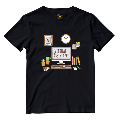 Cotton Shirt: Aesthetic Virtual Assistatnt Desk