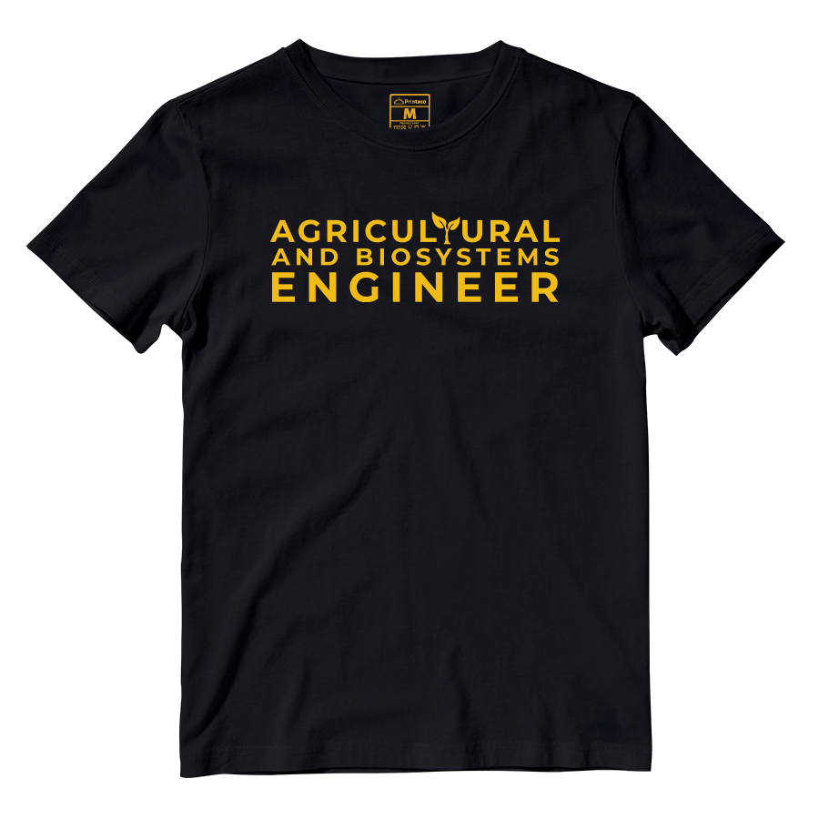 Cotton Shirt: Agricultural & Biosystems Engineer Yellow