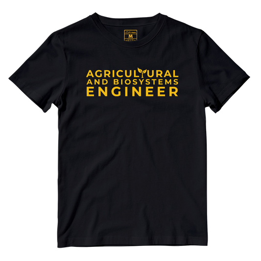 Cotton Shirt: Agricultural & Biosystems Engineer Yellow