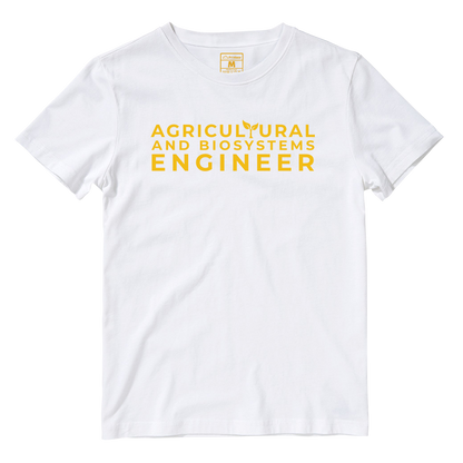 Cotton Shirt: Agricultural & Biosystems Engineer Yellow