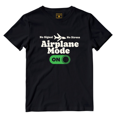 Cotton Shirt: Airplane Mode On