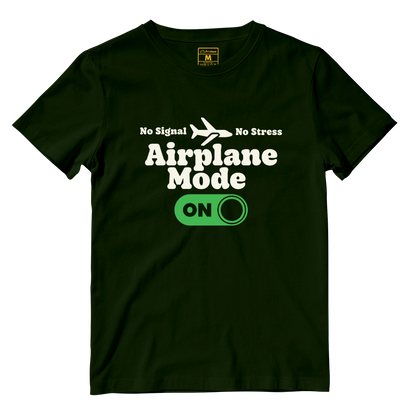 Cotton Shirt: Airplane Mode On