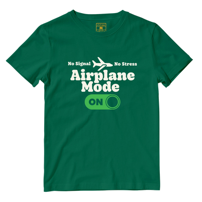 Cotton Shirt: Airplane Mode On