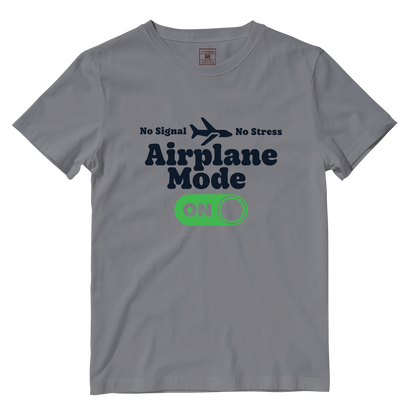 Cotton Shirt: Airplane Mode On