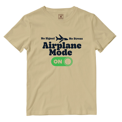 Cotton Shirt: Airplane Mode On