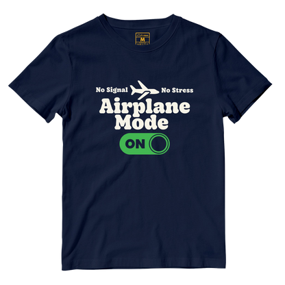 Cotton Shirt: Airplane Mode On