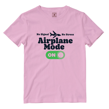 Cotton Shirt: Airplane Mode On