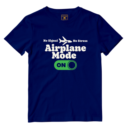 Cotton Shirt: Airplane Mode On