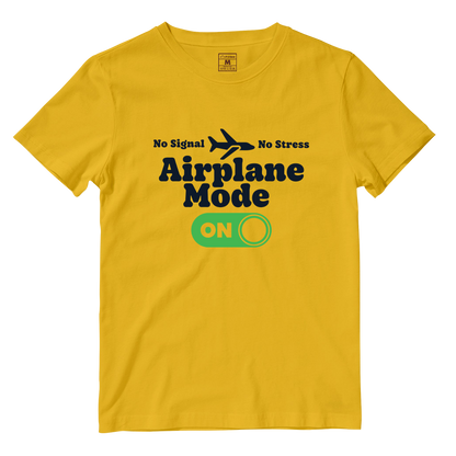 Cotton Shirt: Airplane Mode On