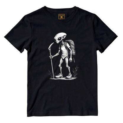 Cotton Shirt: Alien Hiking