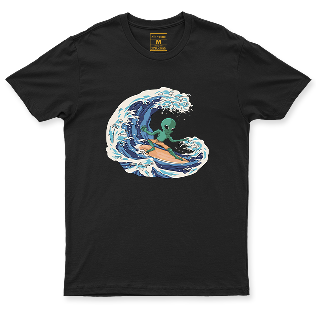 Drifit Shirt: Alien Surfing