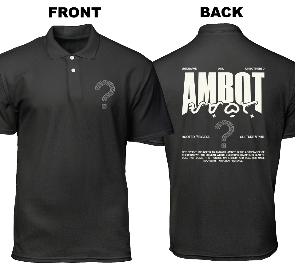 Cotton Polo Shirt: Ambot (Front and Back)
