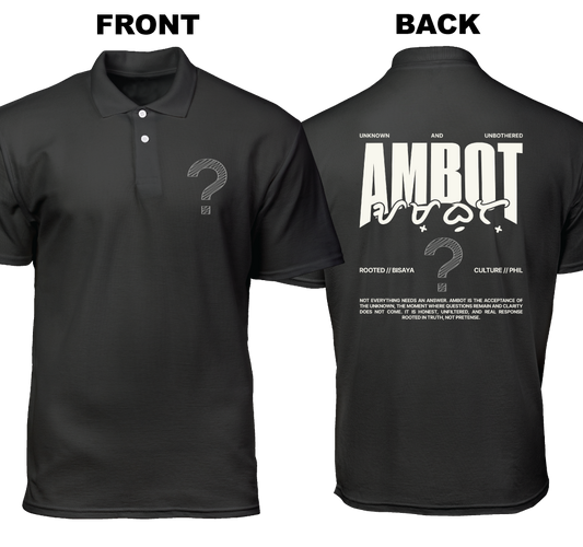 Cotton Polo Shirt: Ambot (Front and Back)