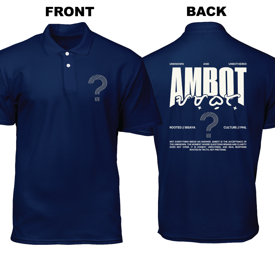 Cotton Polo Shirt: Ambot (Front and Back)