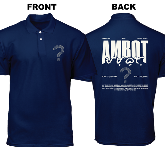 Cotton Polo Shirt: Ambot (Front and Back)