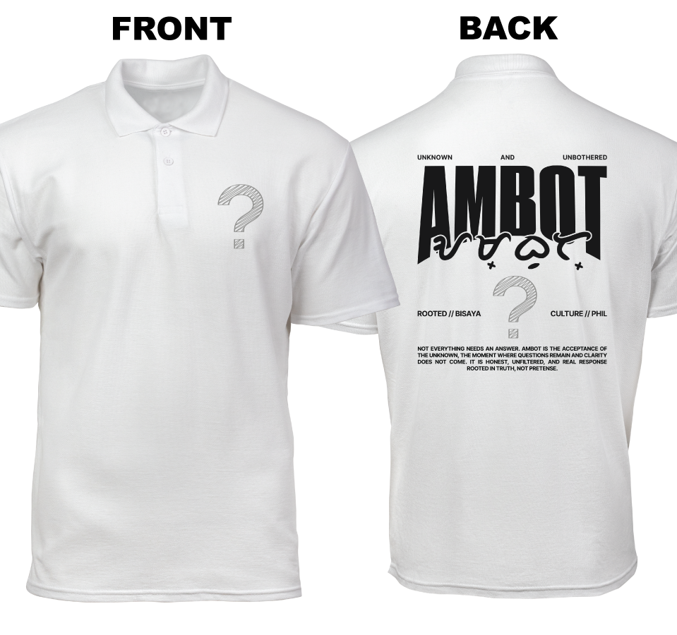 Cotton Polo Shirt: Ambot (Front and Back)