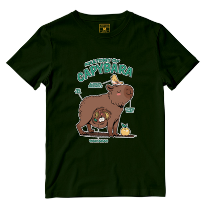 Cotton Shirt: Anatomy Capybara