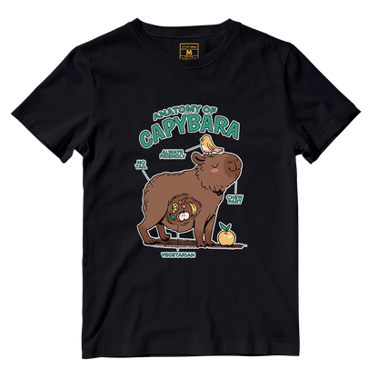 Cotton Shirt: Anatomy Capybara
