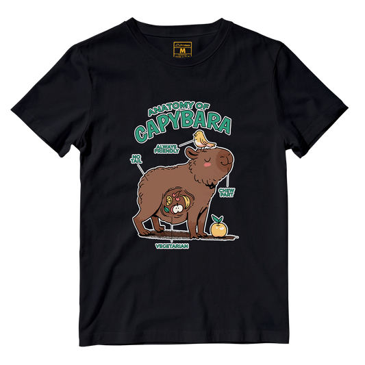 Cotton Shirt: Anatomy Capybara