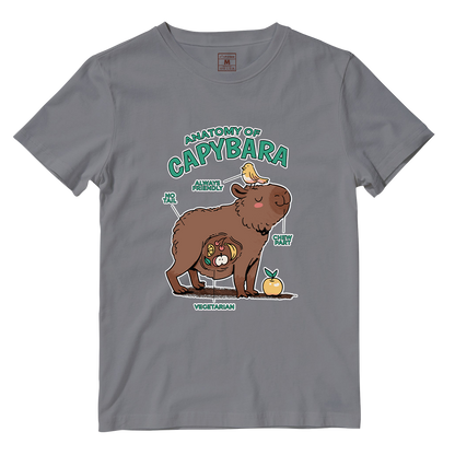 Cotton Shirt: Anatomy Capybara