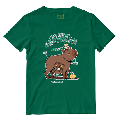 Cotton Shirt: Anatomy Capybara