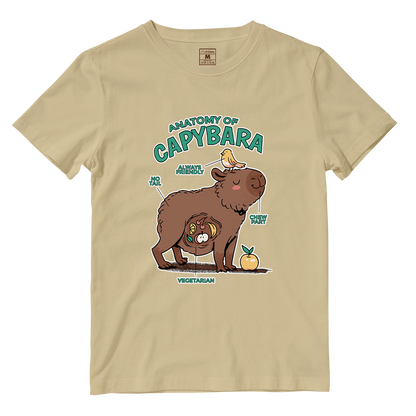 Cotton Shirt: Anatomy Capybara