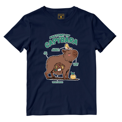 Cotton Shirt: Anatomy Capybara