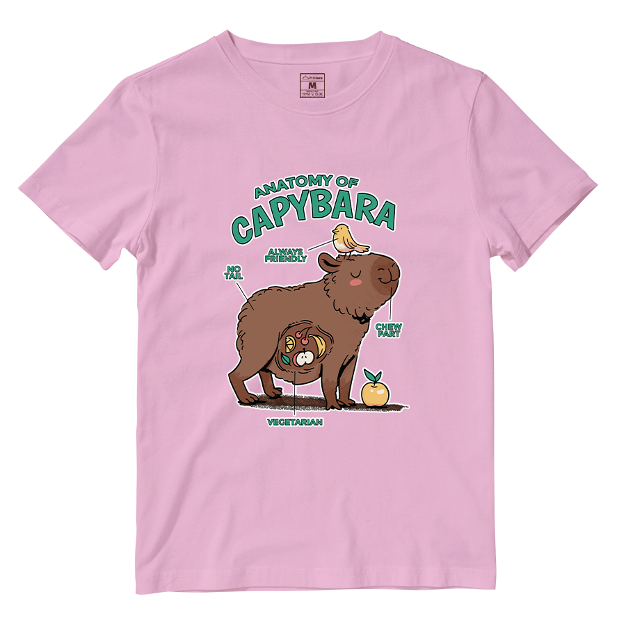 Cotton Shirt: Anatomy Capybara