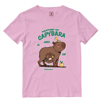 Cotton Shirt: Anatomy Capybara