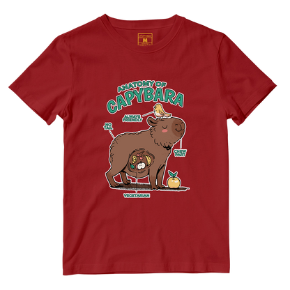Cotton Shirt: Anatomy Capybara