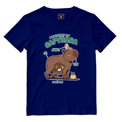 Cotton Shirt: Anatomy Capybara