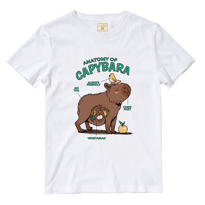 Cotton Shirt: Anatomy Capybara