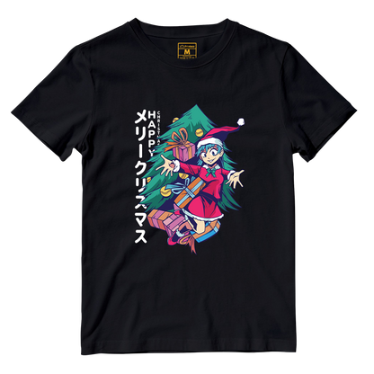 Cotton Shirt: Anime Girl Santa