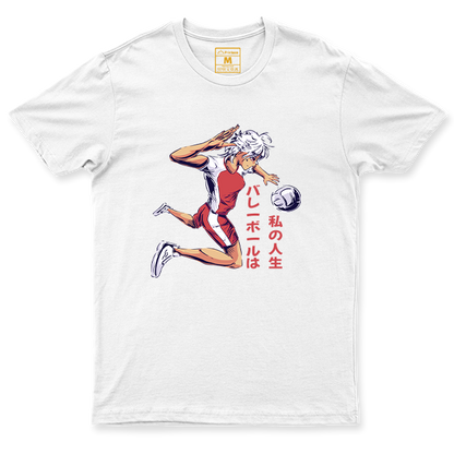 Drifit Shirt: Anime Girl Volleyball