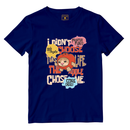 Cotton Shirt: Apple Cat