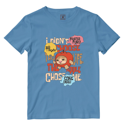 Cotton Shirt: Apple Cat