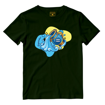 Cotton Shirt: Aquarius Cartoon